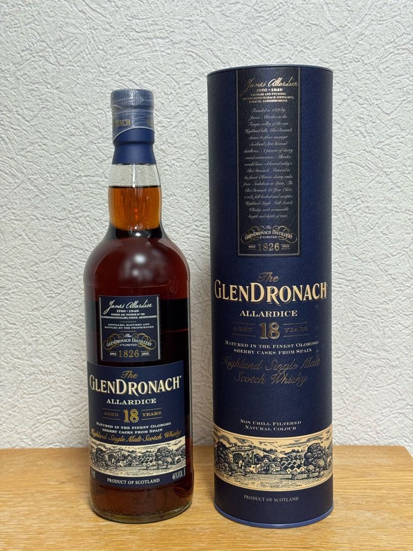 グレンドロナック18年　アラダイス