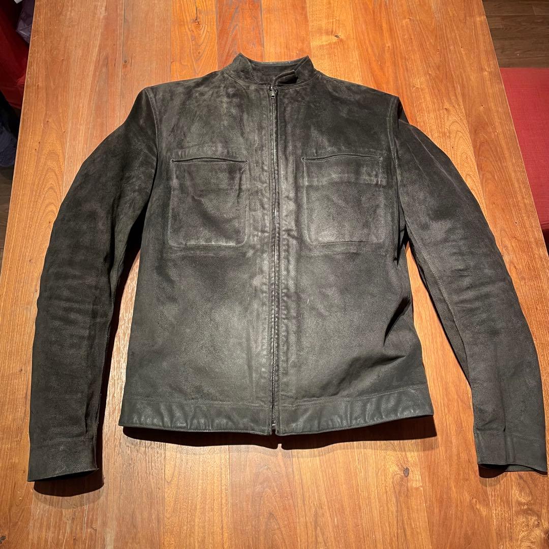 GUCCI グッチ シングルライダース 黒スウェード 46 トムフォード期 希少