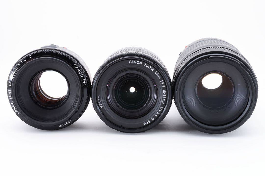 Canon EOS Kiss X10標準&望遠&単焦点トリプルレンズセット