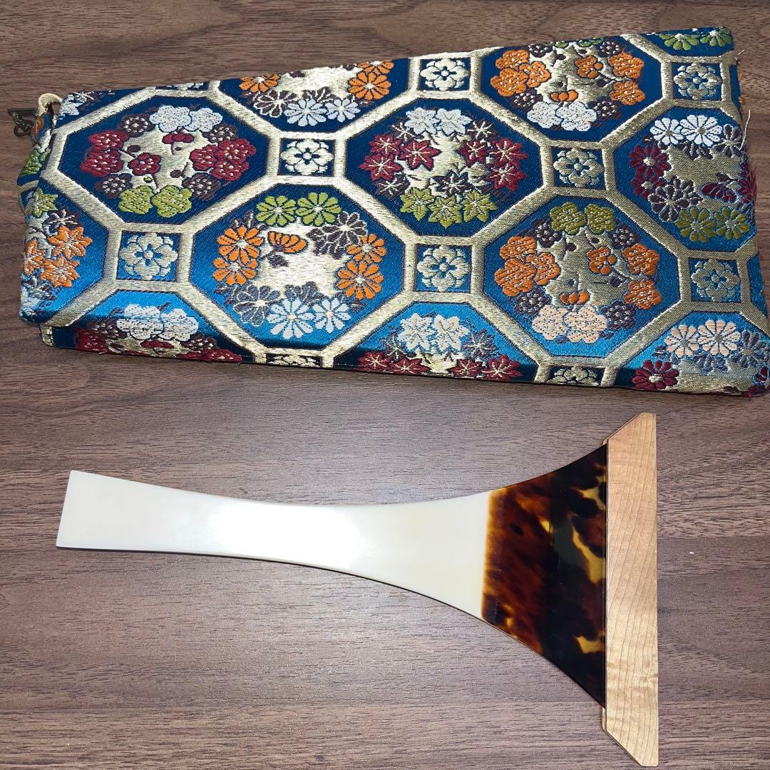 三味線バチ ケース付き べっ甲