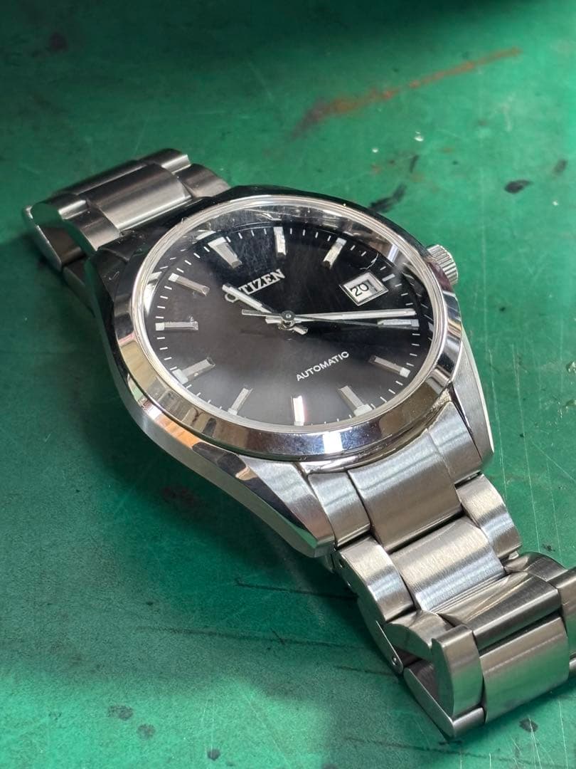 【タイガ123！・保証無し】シチズンコレクション自動巻き黒文字盤