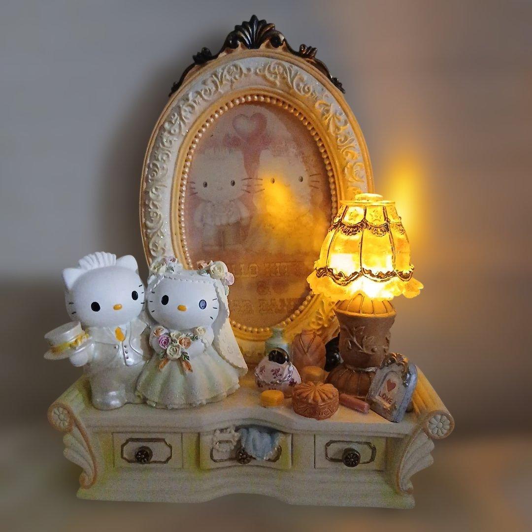 ハローキティ♡ダニエル　ウェディングランプ フォトフレーム【希少レア】