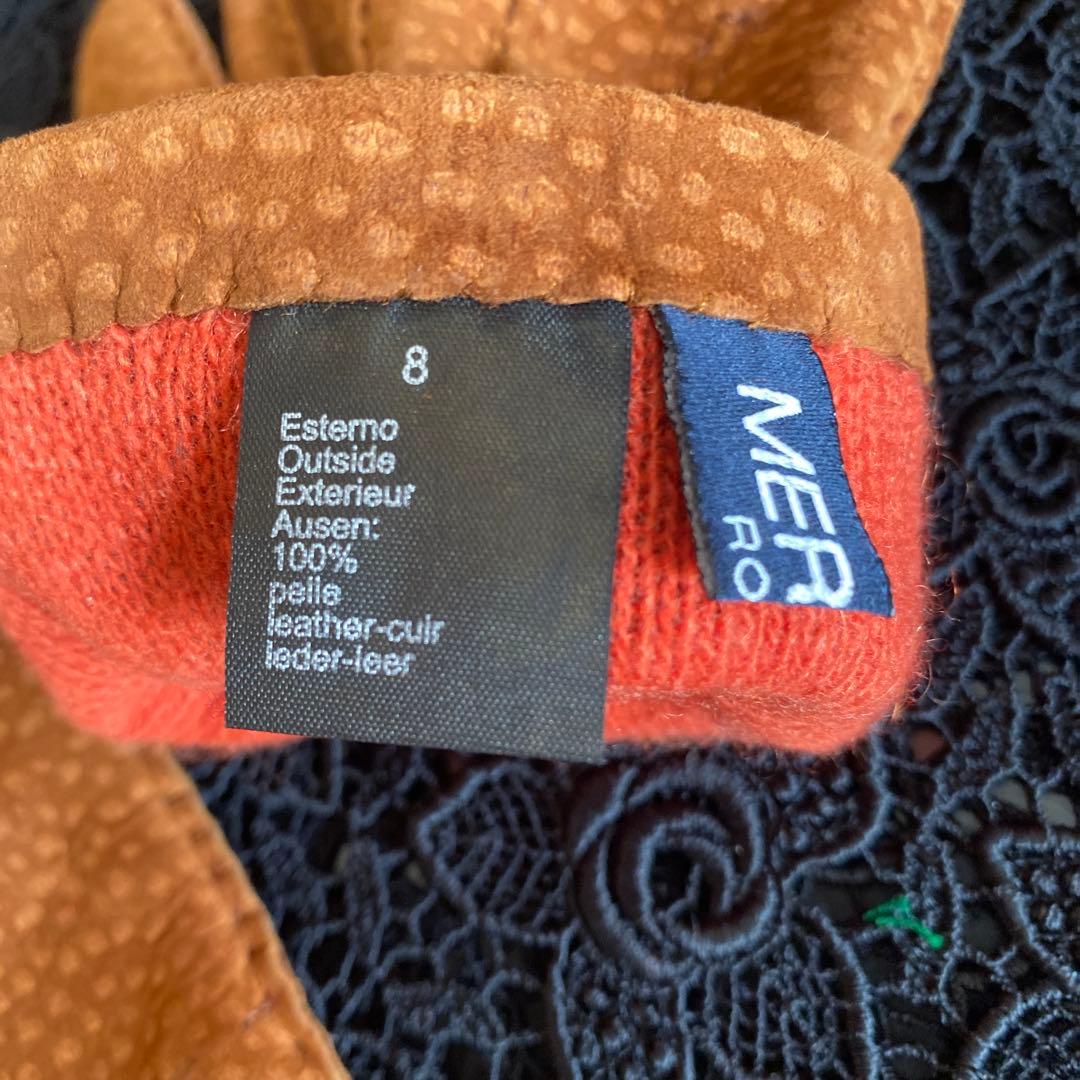 MEROLAメローラカピバラ手袋ライトブラウン