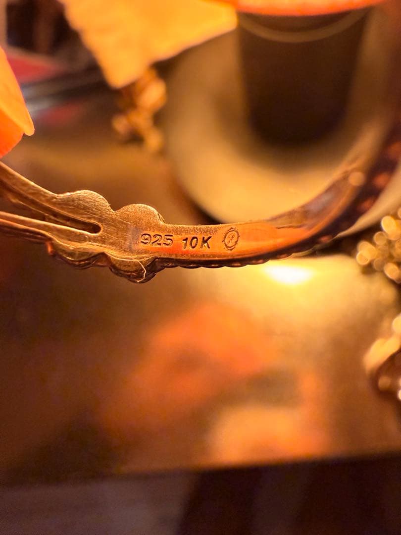 AVALANCHE 925シルバー 10Kゴールド リング