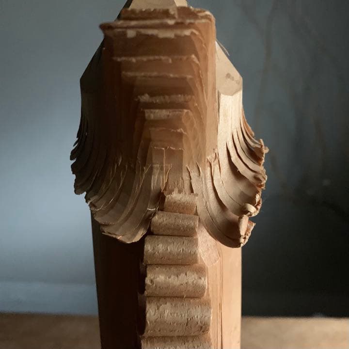 笹野一刀彫 ニワトリ 五代目康久作 民芸 古道具 アンティーク