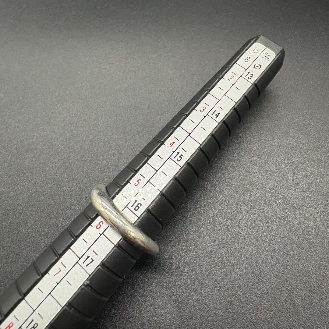 【美品】ティファニー オープン ハート リング 約11号 シルバー925 828