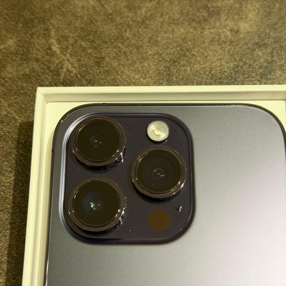 【超美品】Apple iPhone 14 Pro ディープパープル 本体