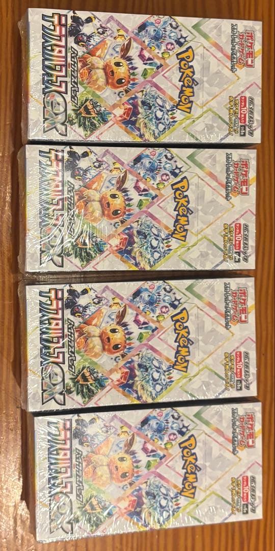 【即日発送】ポケモンカードゲーム テラスタルフェスEX シュリンク付　4BOX