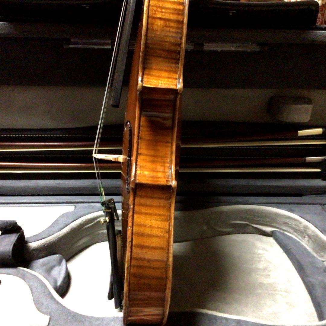 オールドフレンチ　レッドブラウンバイオリン本体