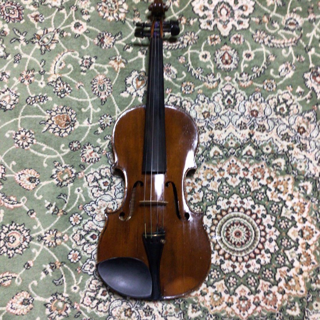 オールドフレンチ　レッドブラウンバイオリン本体