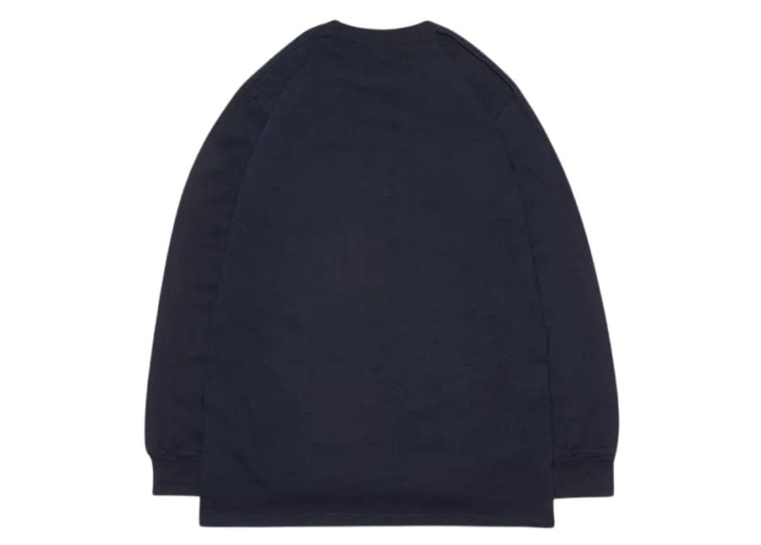 Supreme Boxロゴ長袖Tシャツ ネイビー