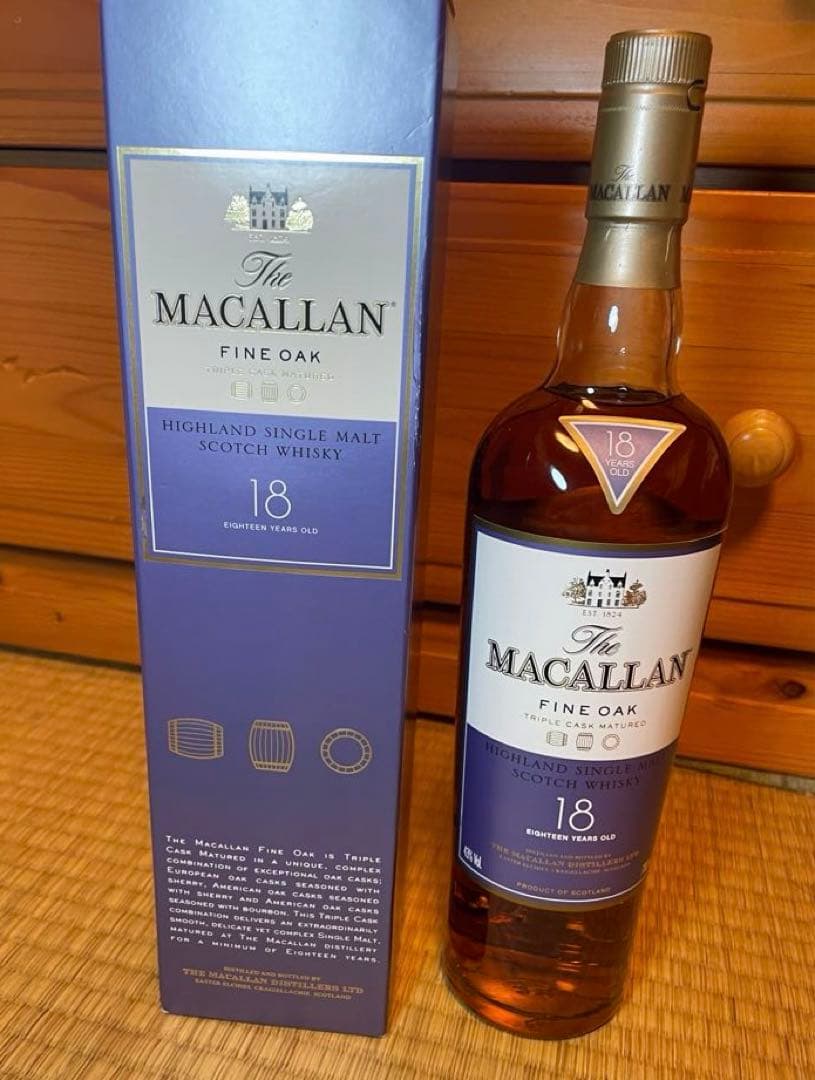 The Macallan 18年 スコッチウイスキー 700ml