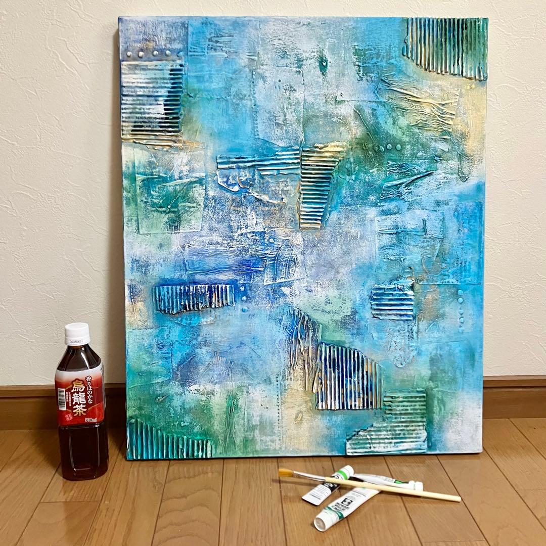 wall＊大きめ12号キャンバス　絵画　原画　現代アート　モダン　インテリア