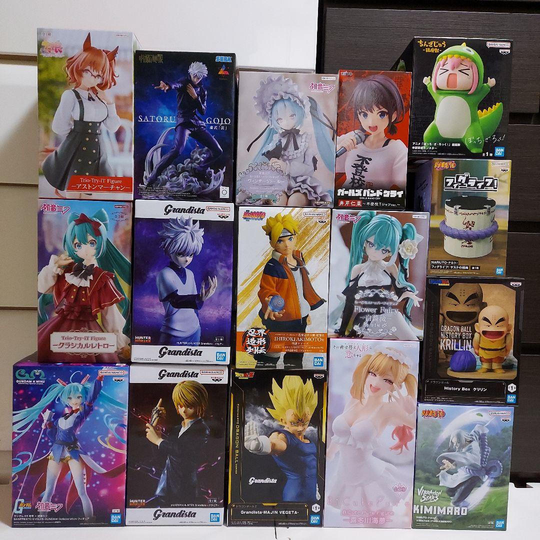 プライズフィギュアまとめ売り　16点　キルア　クラピカ　ヴィンテージドールミク等