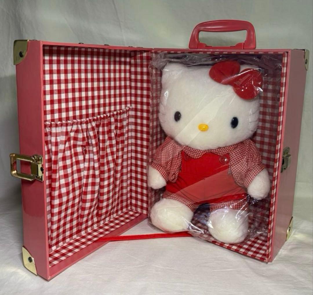 ハローキティ ぬいぐるみ 1997年 シリアルナンバー入り トランクケース