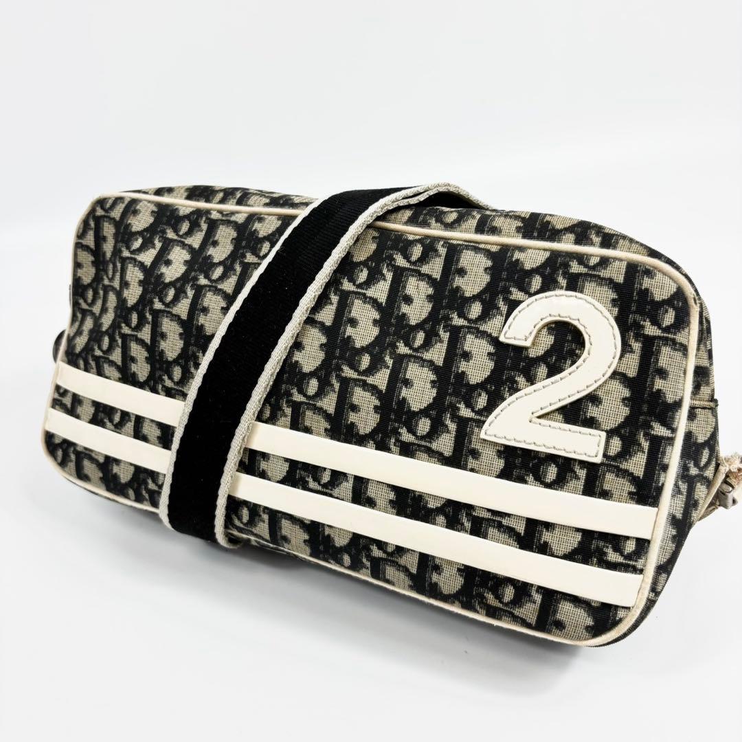 クリスチャンディオール ショルダーバッグ トロッター PVC パテントレザー