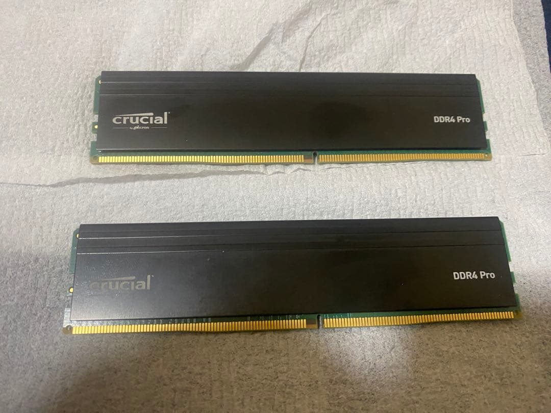crucial Pro DDR4 32GB(16×2)メモリ 3200MT/s