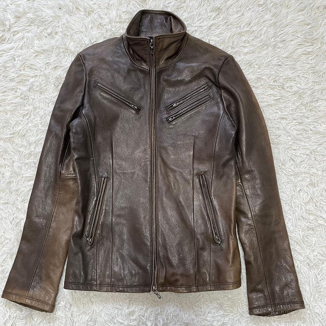 y2k fuga シングル ライダース ジャケット 平成 お兄系 v系