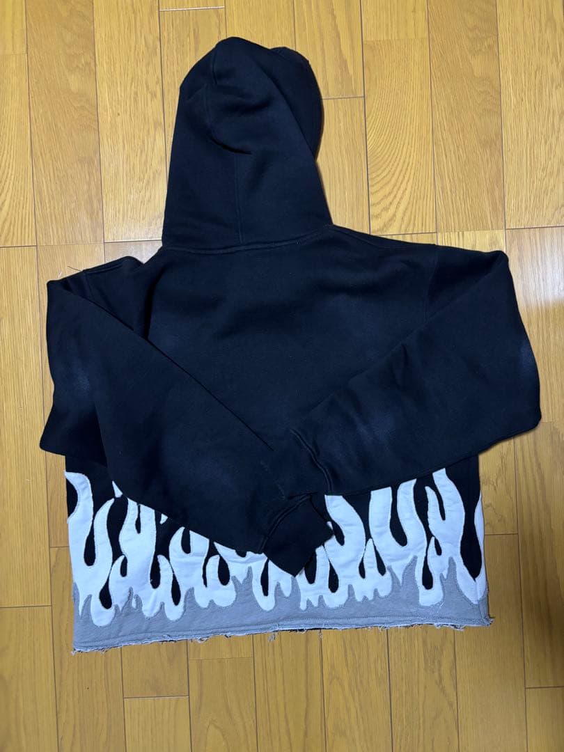 トップス CREEF crop hoodie