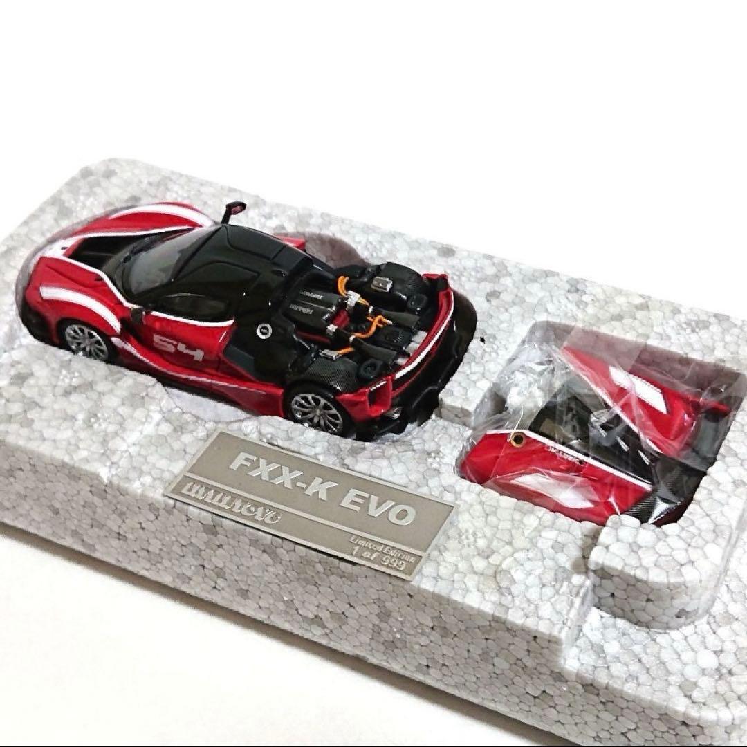 1:64 フェラーリFXXK EVO エンジンフード開閉 1/399