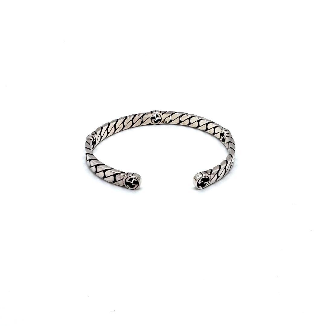 グッチ インターロッキング バングル 925