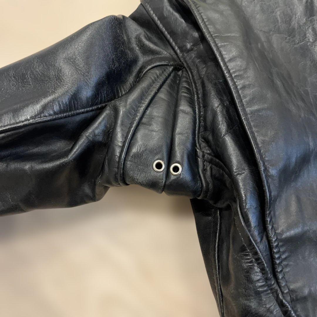 人気定番　Schott　641 立ち襟シングルライダース　３４　ボアライナー付