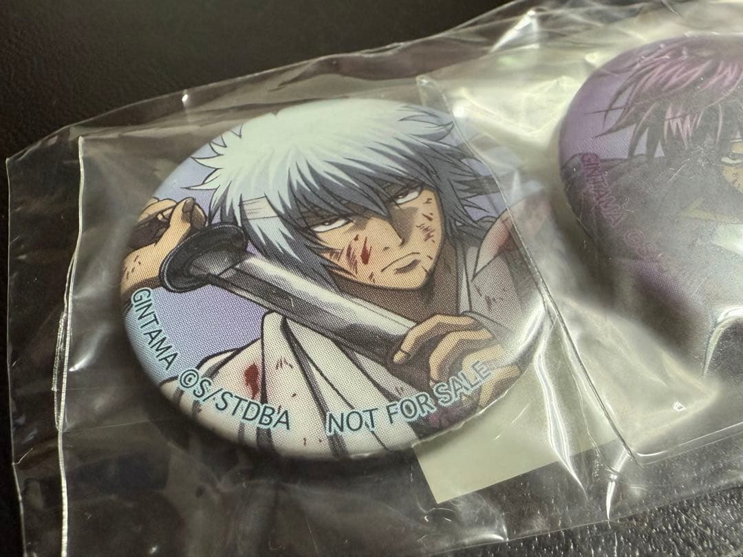 【激レア！新品未開封】銀魂 銀時 高杉 ぬいぐるみペンポーチ 特典 缶バッジ