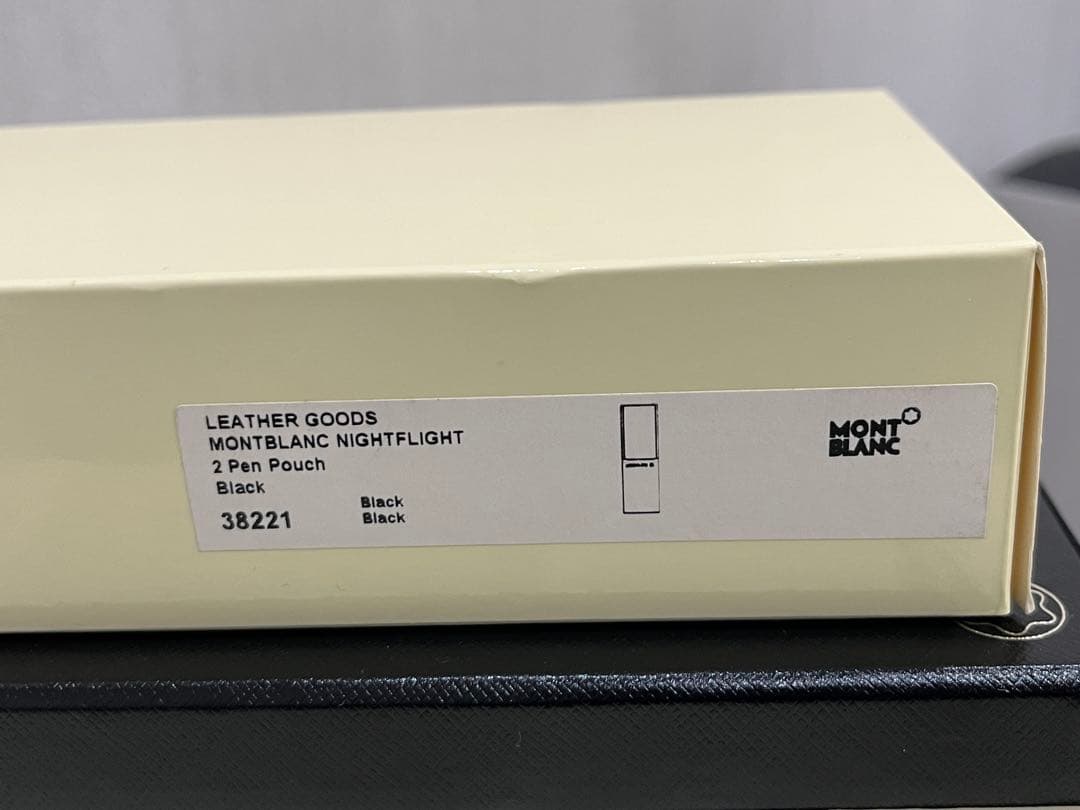 ◾️美品◾️モンブラン ナイトフライト レザー ペンケース 38221 黒