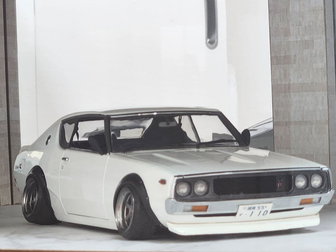 【京商】1/18日産 スカイライン ケンメリGT-R ミニカー