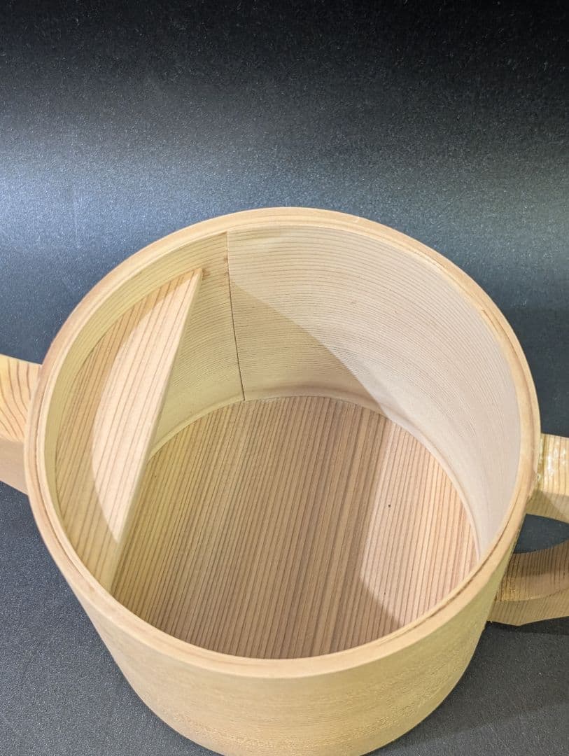 あい 未使用 茶道具 曲水次 水注 曲片口水次 木工芸 紙箱 曲げわっぱ