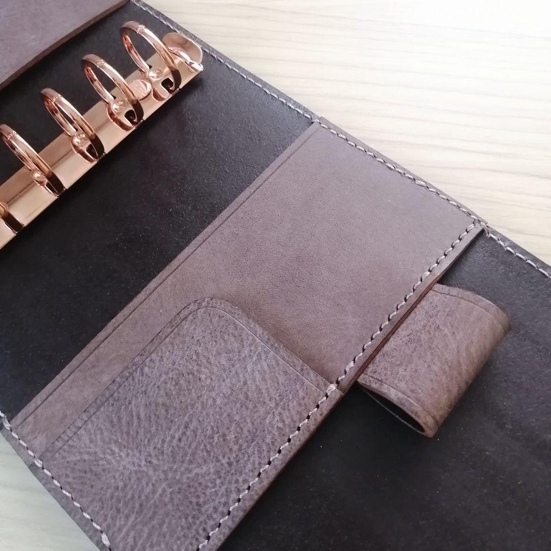 ミニ6 システム手帳 チョコ