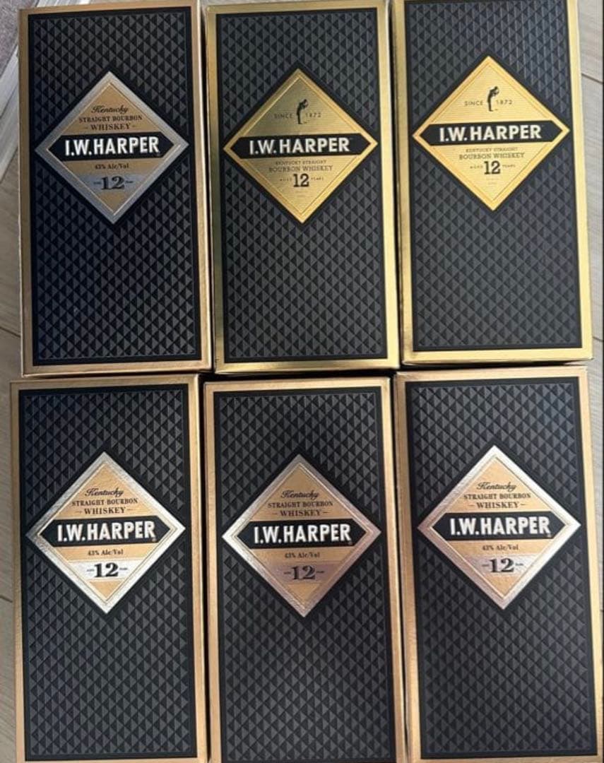I.W. HARPER 12年 ウイスキー 6セット