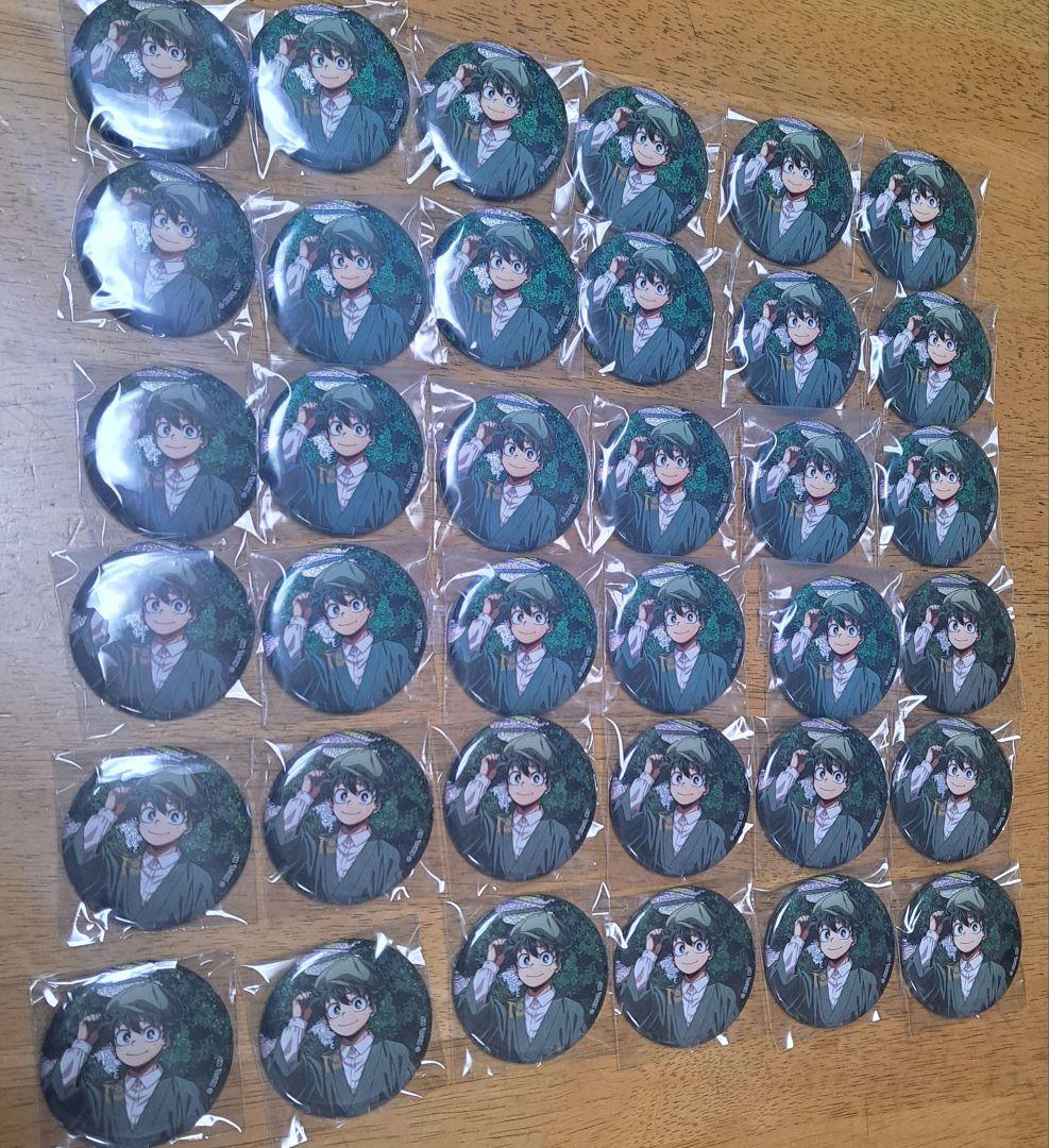 ヒロアカ 花やしき 緑谷 缶バッジ