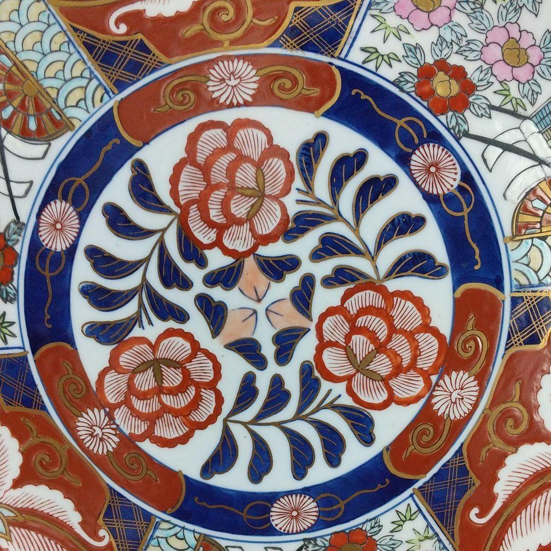 有田焼 ゴールド伊万里 飾り皿 大皿 45センチ　手描き