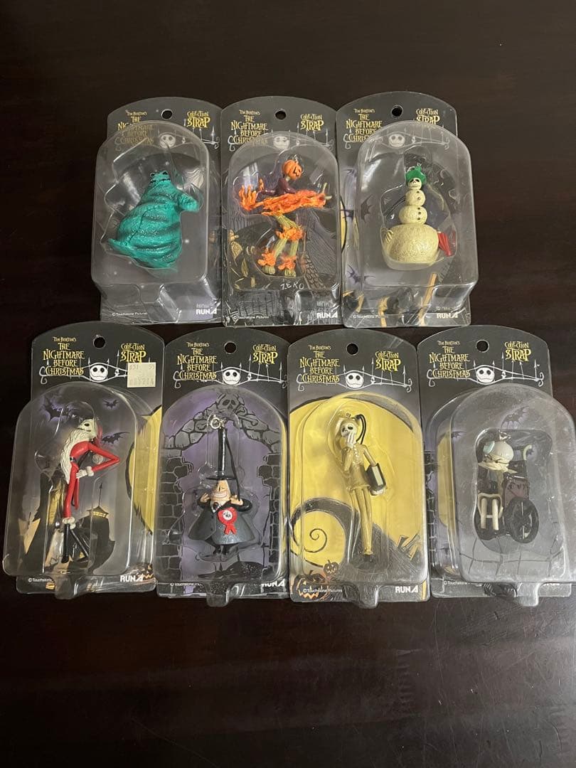 ナイトメア・ビフォア・クリスマス フィギュアストラップ　7点セット