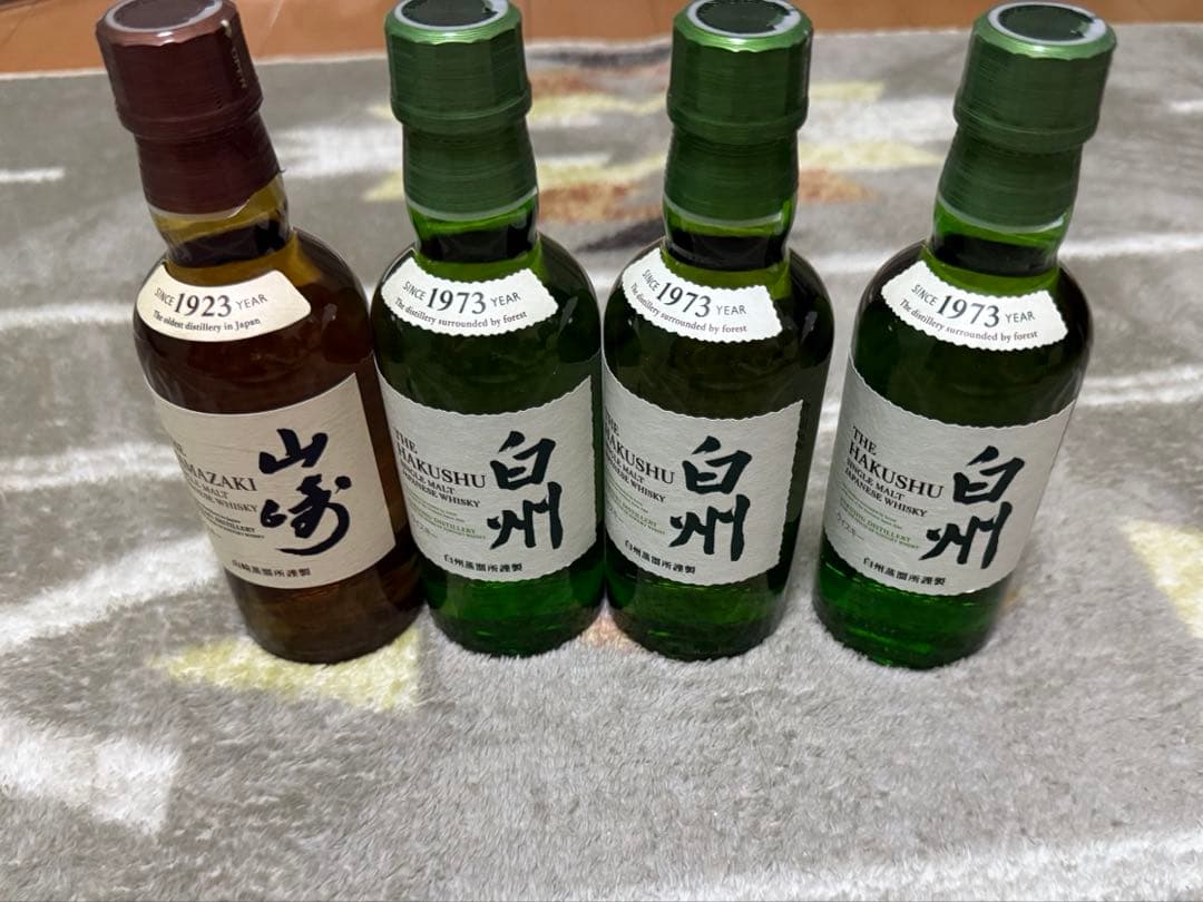 白州180ml3本山崎180ml1本