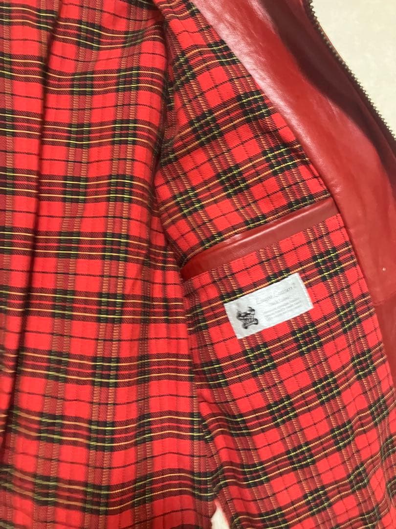 ロンジャン ライダース Liugoo Leathers ホースハイド 馬革レッド