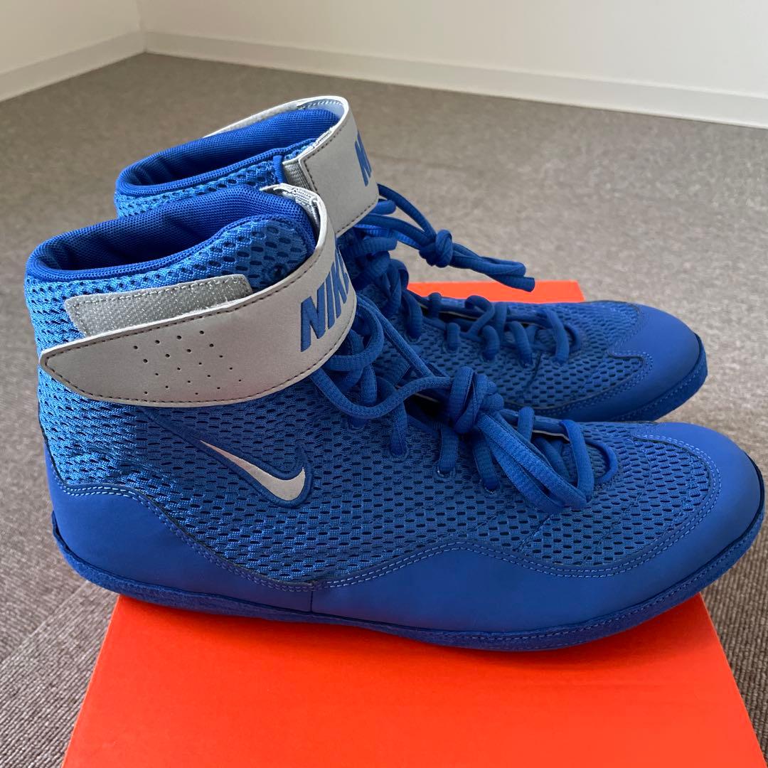 ナイキ・インフリクト [ブルー/シルバー］ 青 ハイカット28.0cm