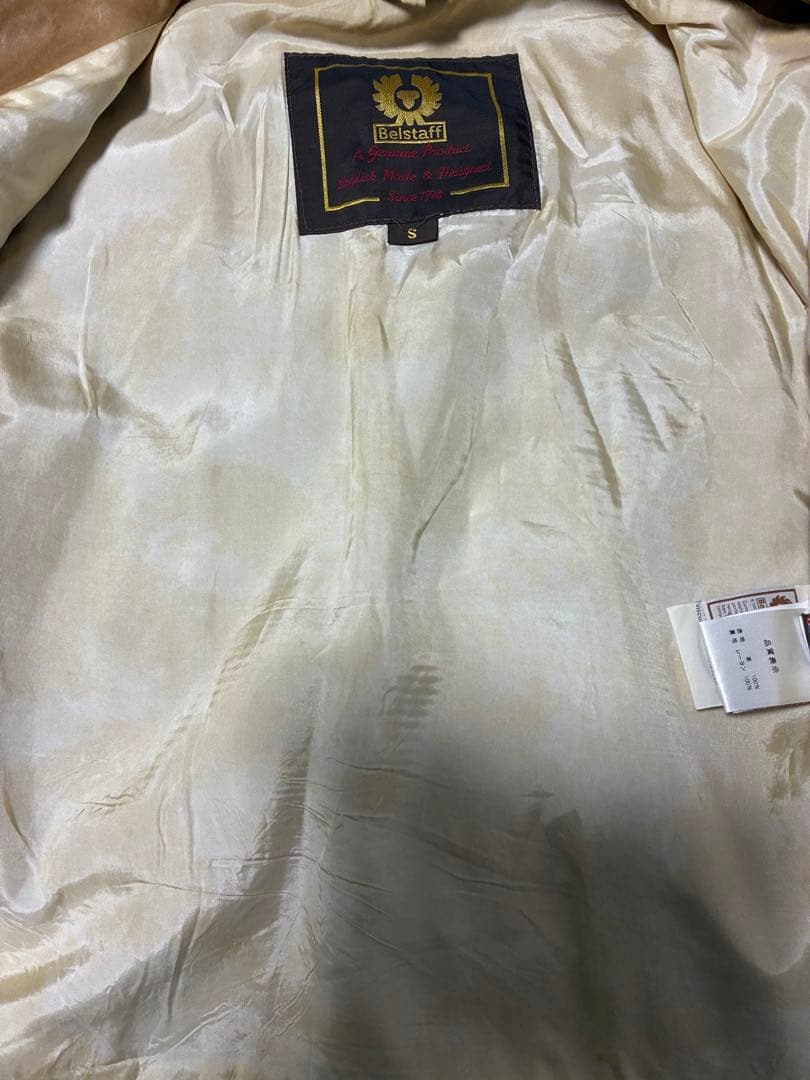 Belstaff レザージャケット イタリア製 S ラムレザー ベルスタッフ