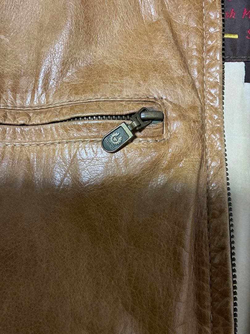 Belstaff レザージャケット イタリア製 S ラムレザー ベルスタッフ