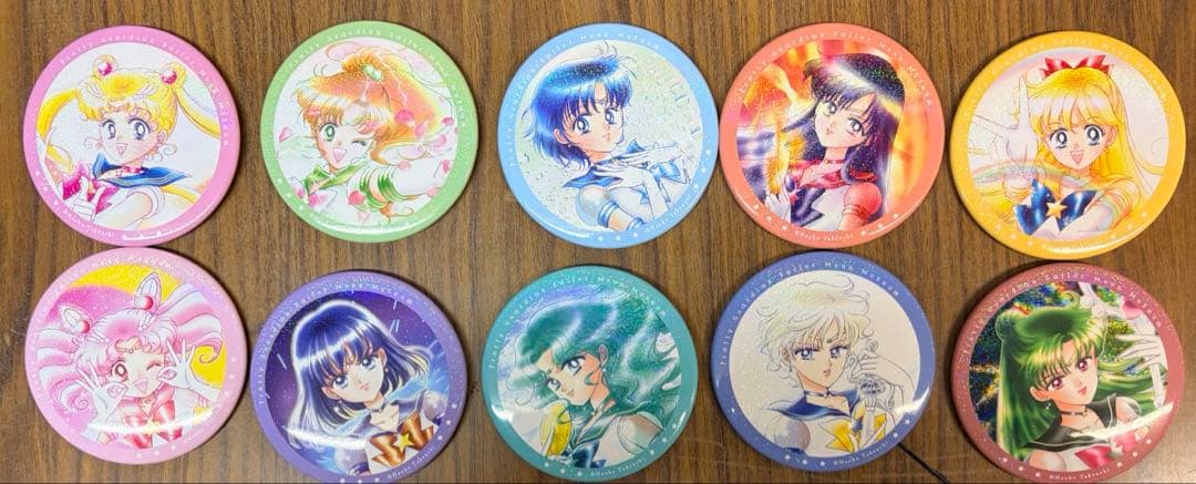 601か　セーラームーン　缶バッジ　ミュージアム　全10種類