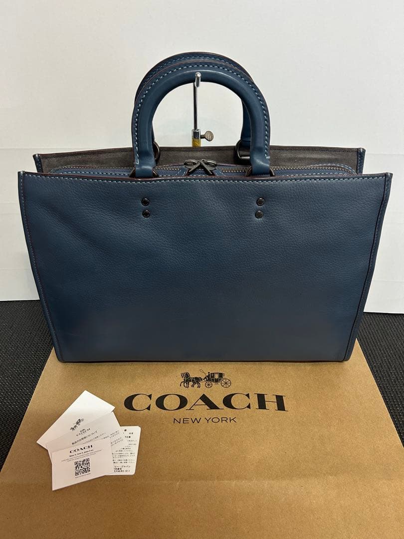 COACH コーチ ローグ ビジネスバッグ ブリーフケース グラブタン 本革