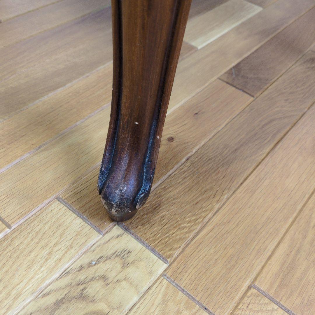 【送料はこちら持ち☆】アンティーク木製クラッシックテーブル　エレガント