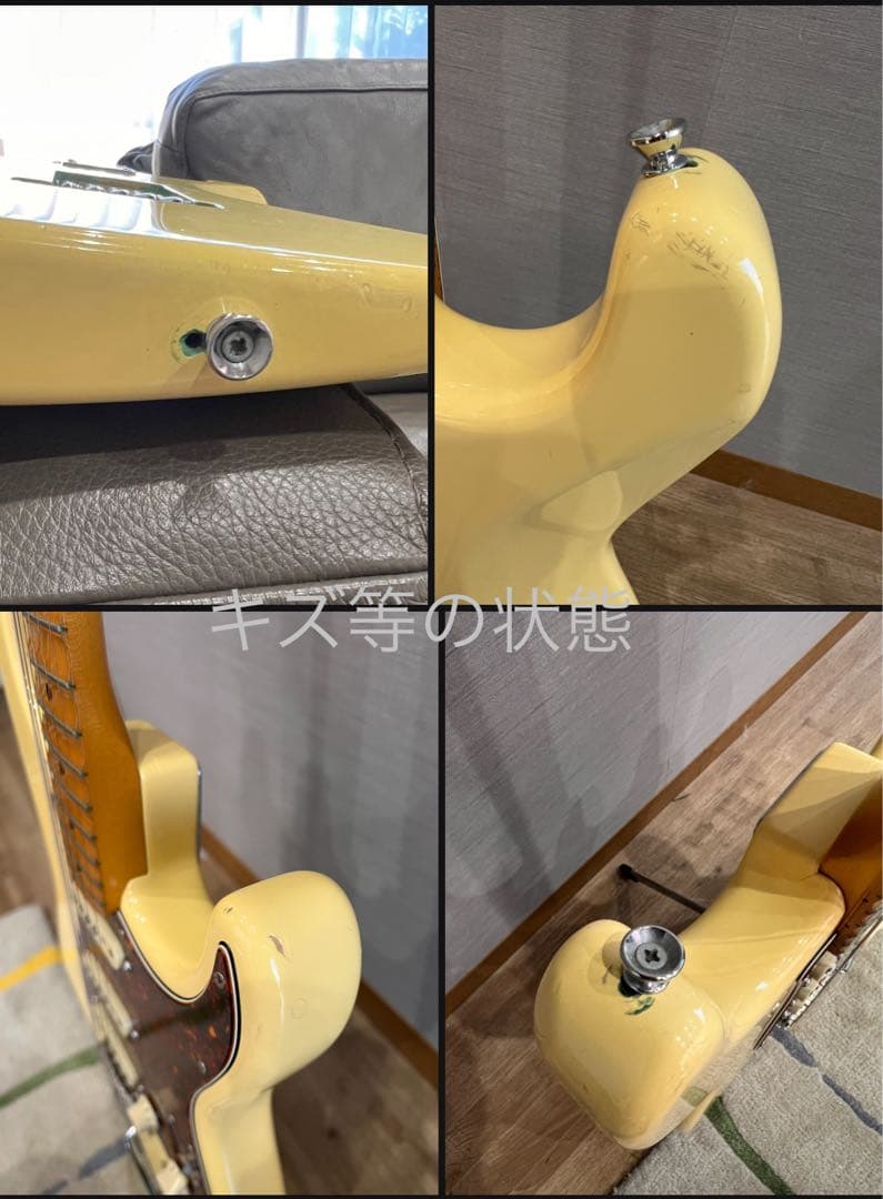 ラージ!リバース!!スキャロップ!!!【希少ネック90'sフェンジャパストラト】