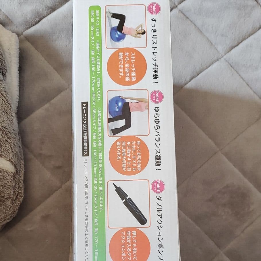 鉄人倶楽部 ヨガボール IMC32 65cm ブルー