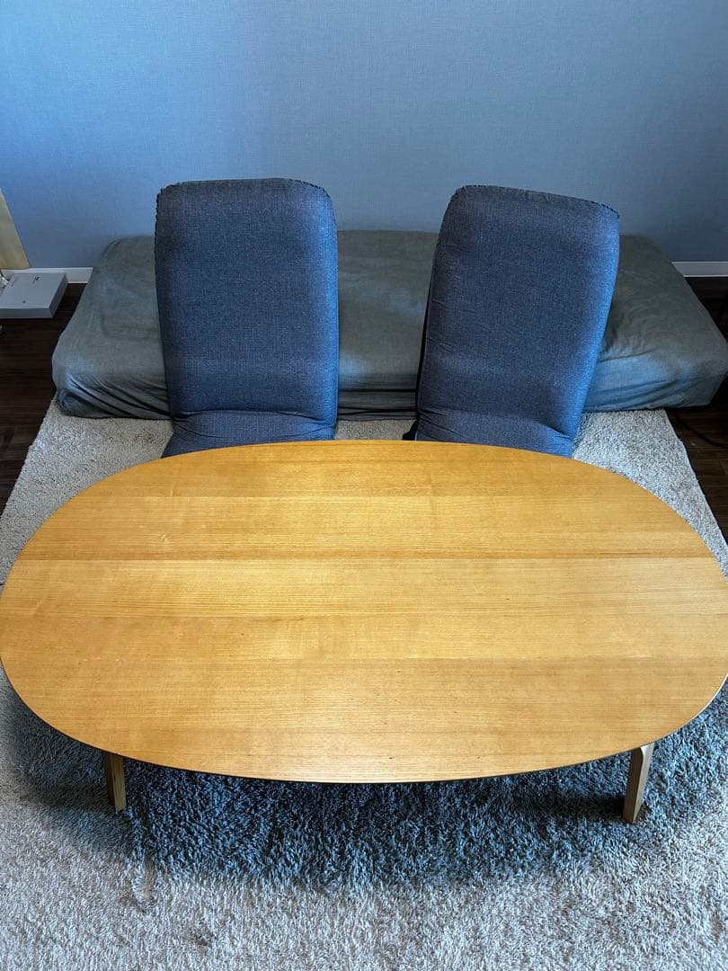 無印良品 楕円テーブル こたつ 等 家具セット