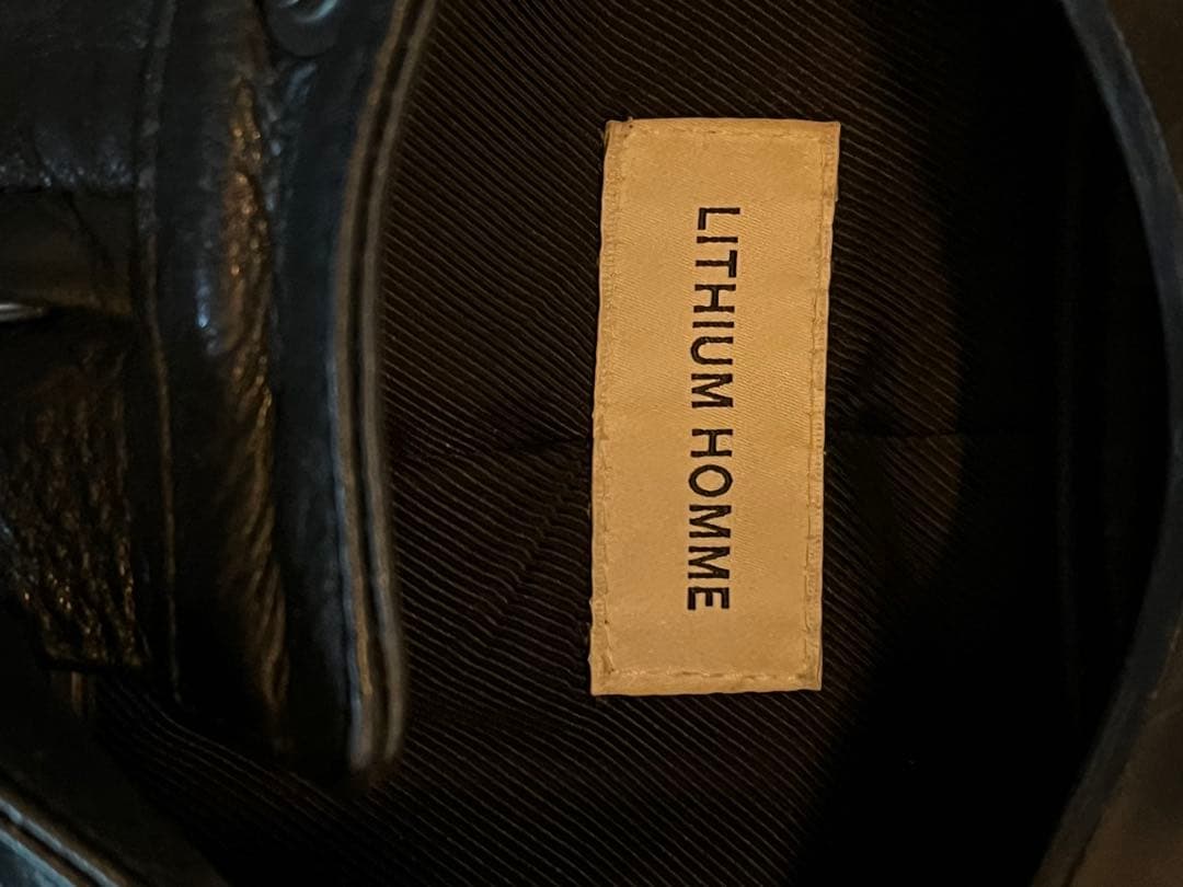 リチュウムオム　シングルライダース 美品　専用ハンガー付き