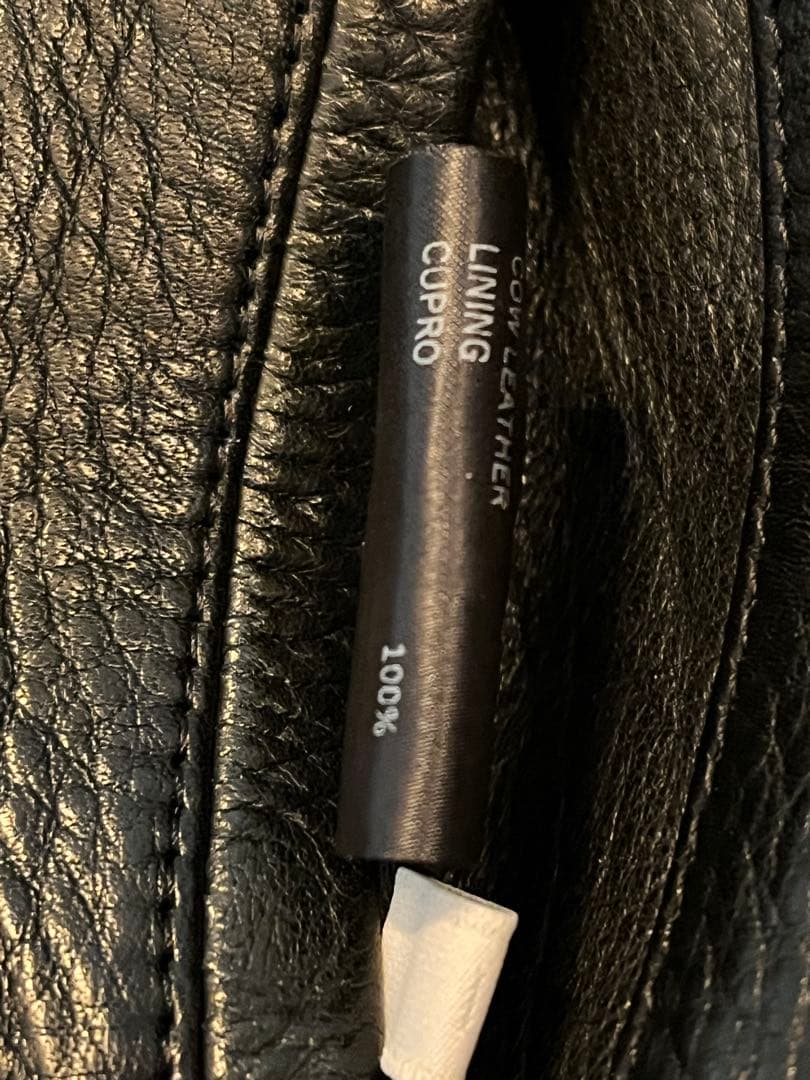 リチュウムオム　シングルライダース 美品　専用ハンガー付き