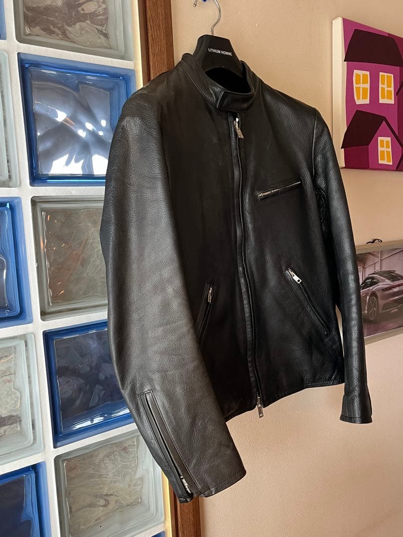 リチュウムオム　シングルライダース 美品　専用ハンガー付き