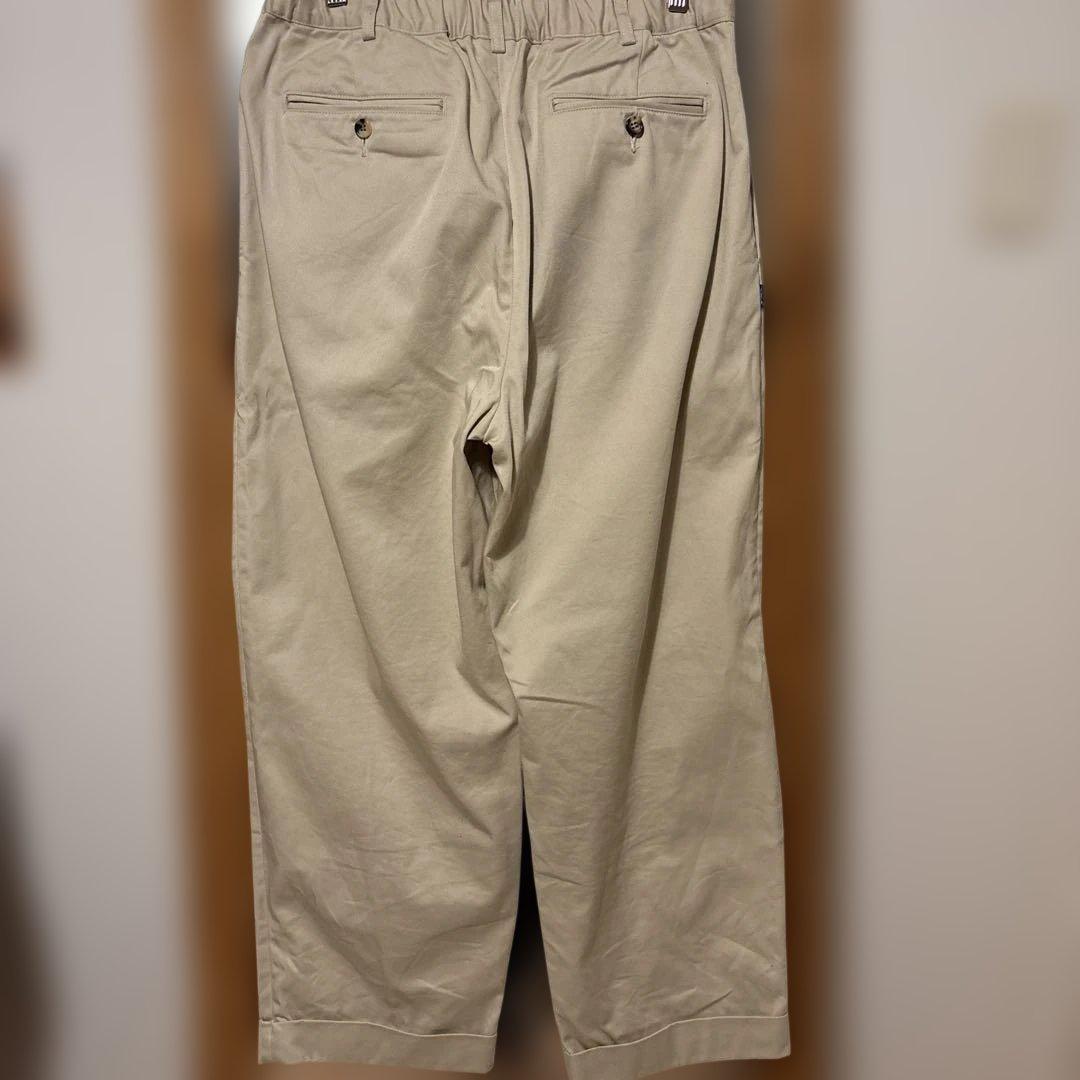 パンツ TapWater Cotton Chino Tuck Trousers 36